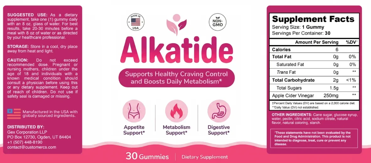 AlkaTide ingredients — green tea, guarana, African mango, eleuthero, astragalus, grape seed